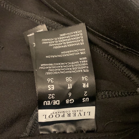 NWOT  Liverpool  Los Ángeles Stretch Rizzo Pants size 2/26 - Picture 8 of 11